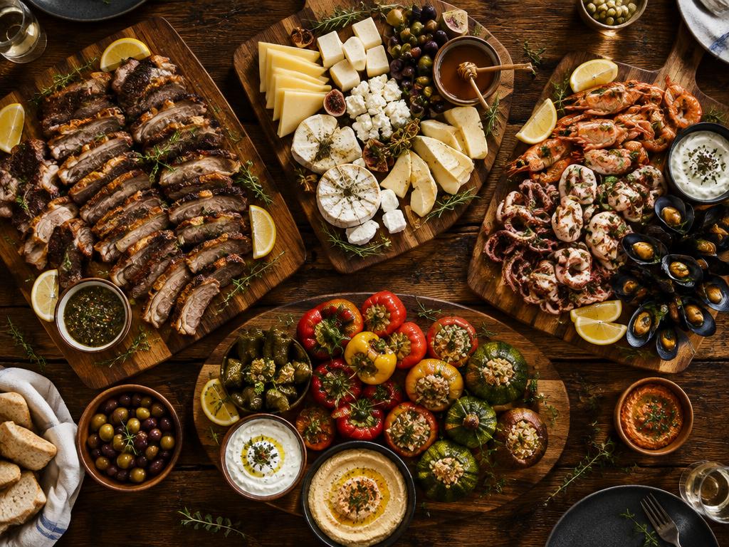 Greek platters