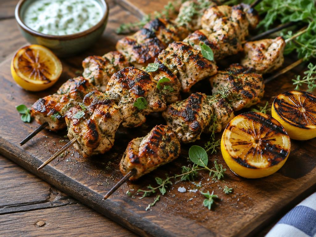 Souvlaki skewers